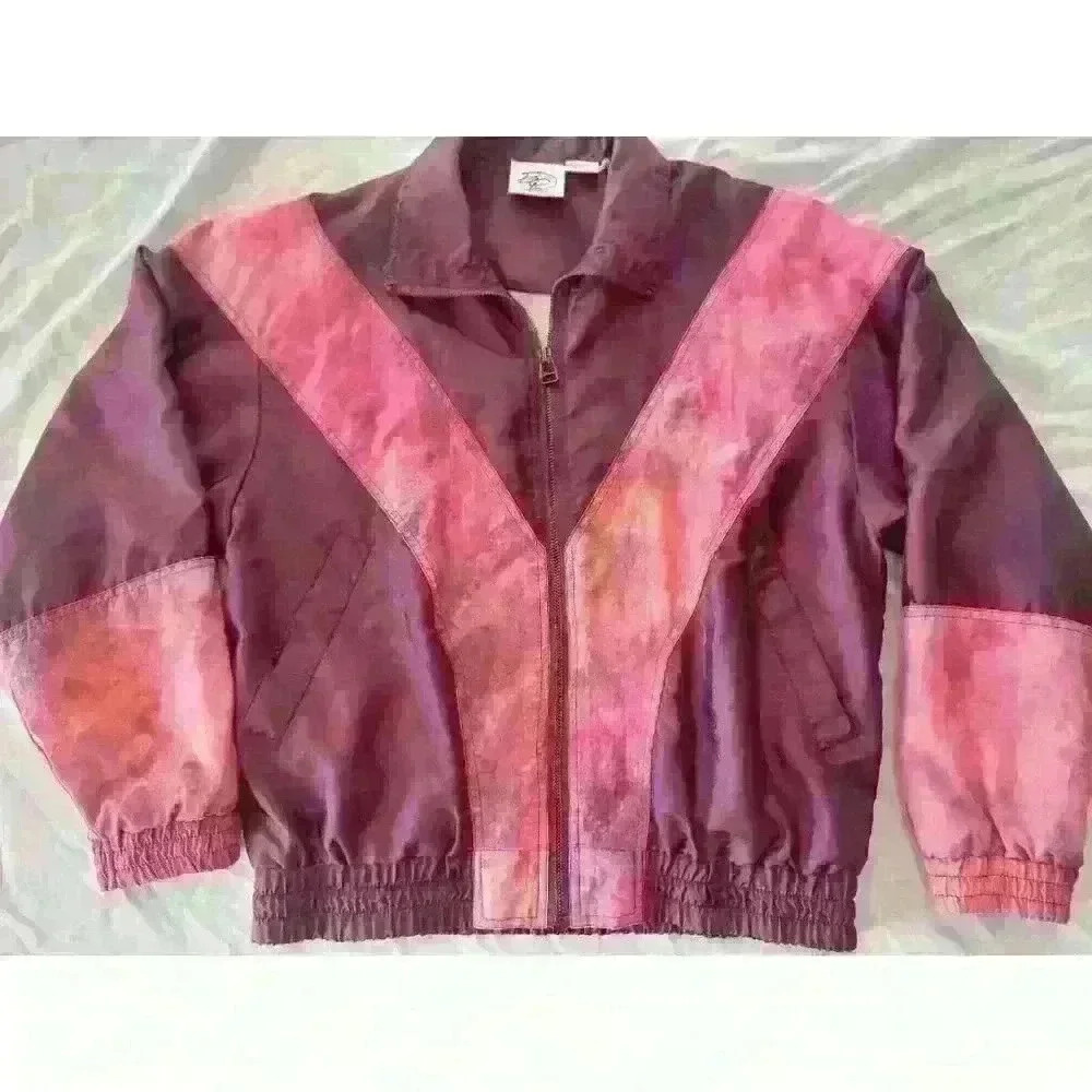 Beyond Performance Purple Nylon Lightweight Jacket Petite Small Vintage